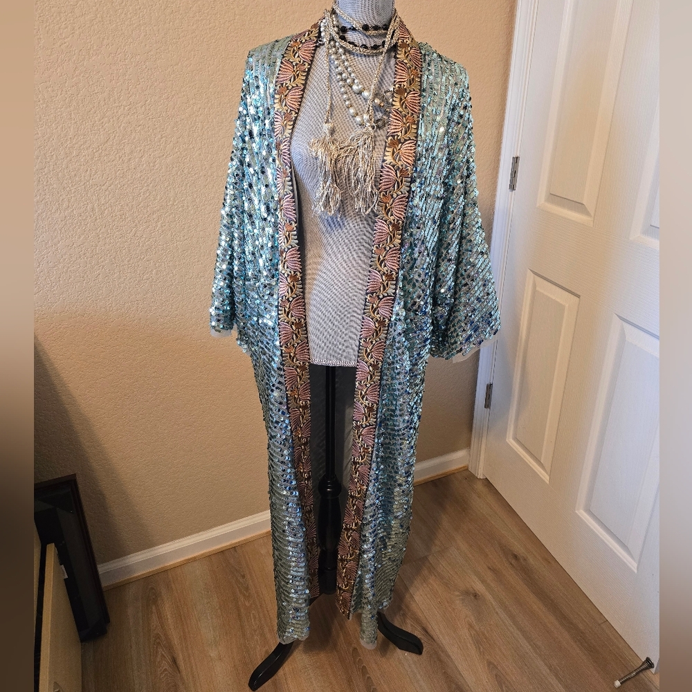 Free People Sequin Duster - Picture 7 of 11